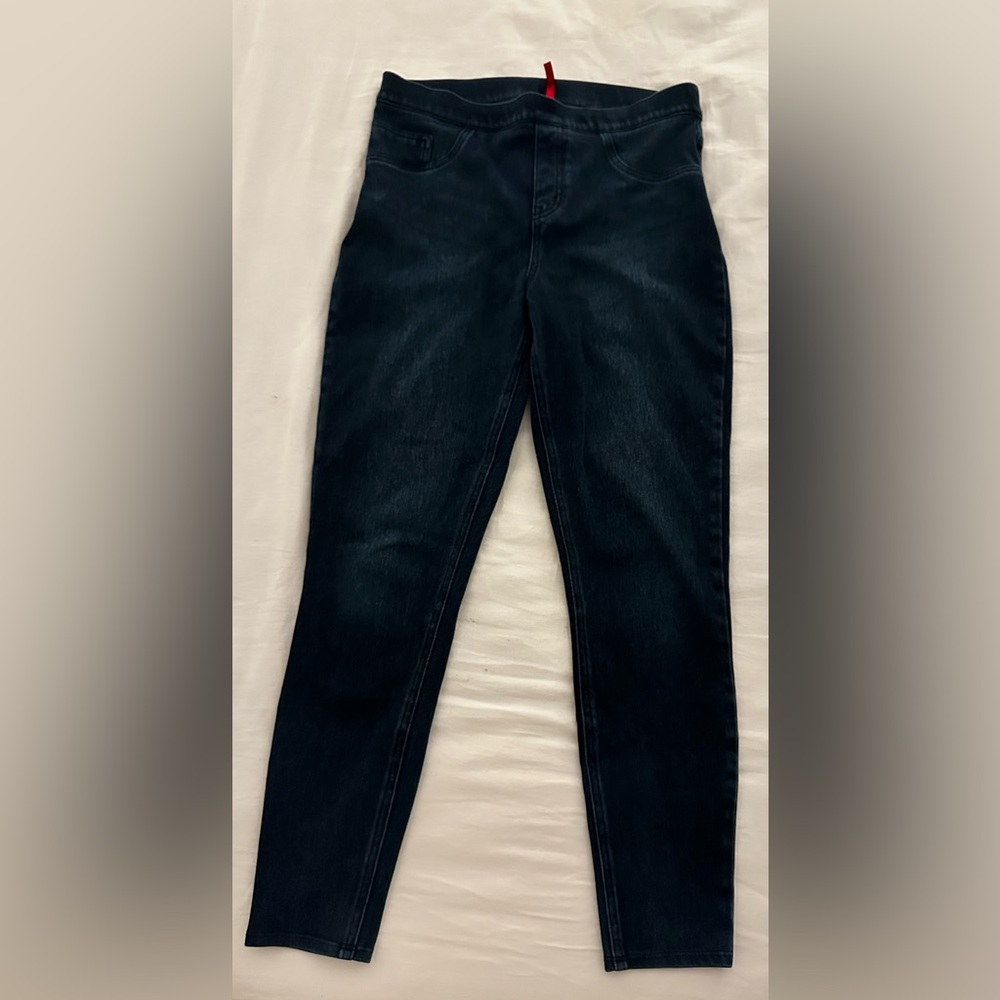 SPANX High Rise Dark Blue Jeans